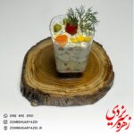 شات سالاد مرغ و شوید