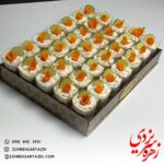 سینی 35 تایی شات سالاد ماکارونی