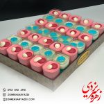 سینی مخلوط شات ژله و دسر بوراتوس