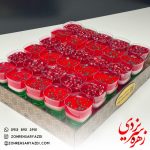 شب یلدا با سینی ژلههای رنگارنگ