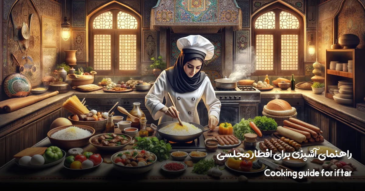 راهنمای آشپزی برای افطار مجلسی