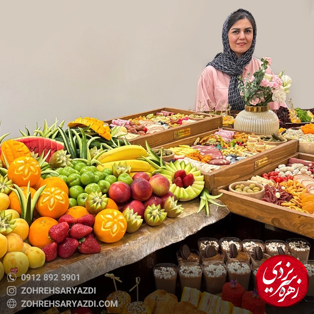 30pro-0 چیدمان میز فینگرفود 30 نفره (VIP) - تصویر 1